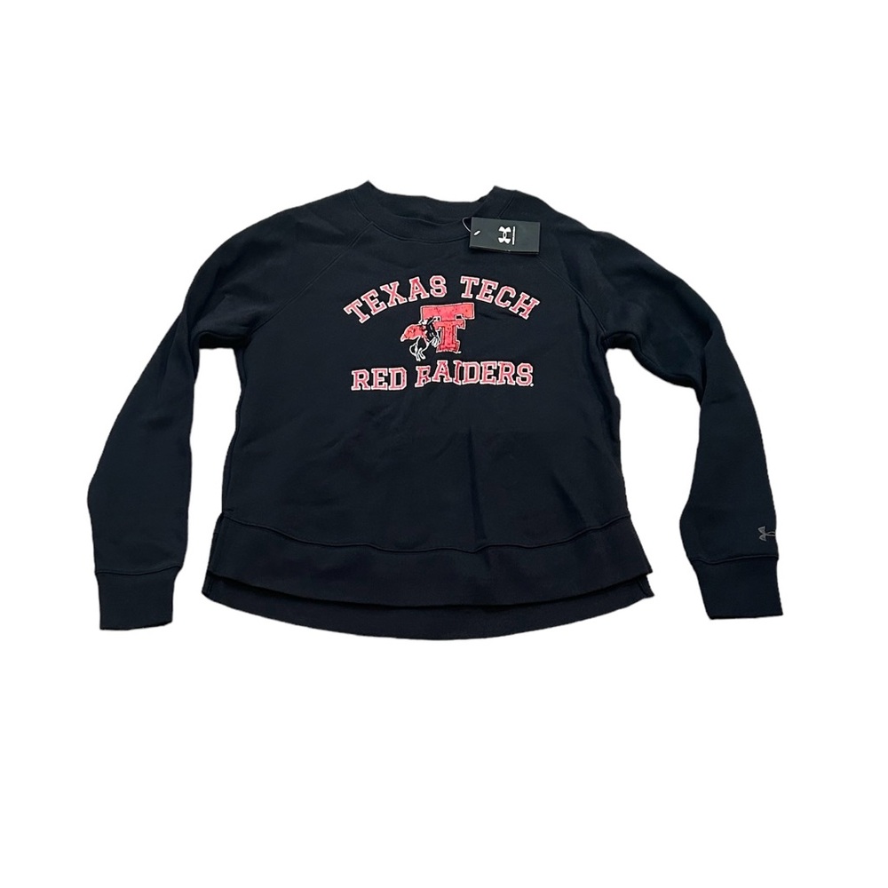 Texas Tech Red Raiders Under Armour Women’s Crew Logo Arch Sweatshirt Small